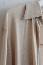 Bluse Leinen Mittelknopf