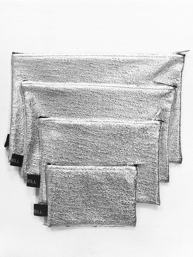 Pochette – Zip Bag Silver