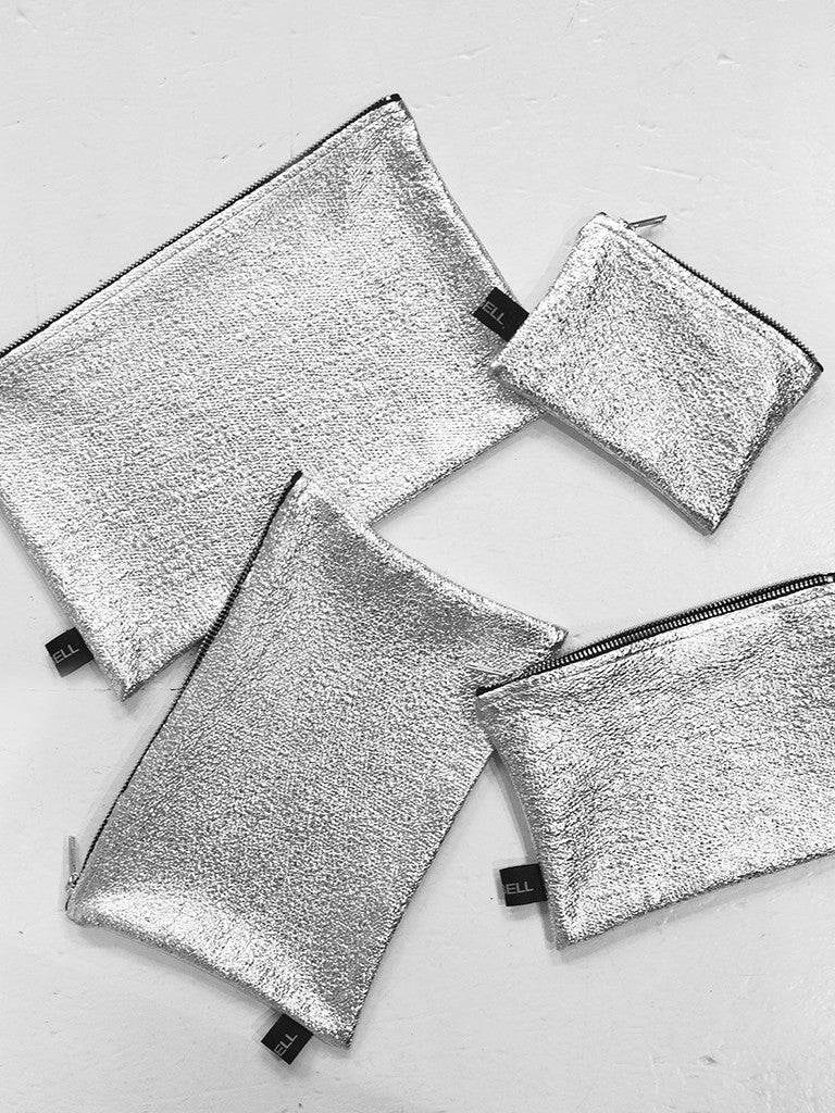 Pochette – Zip Bag Silver