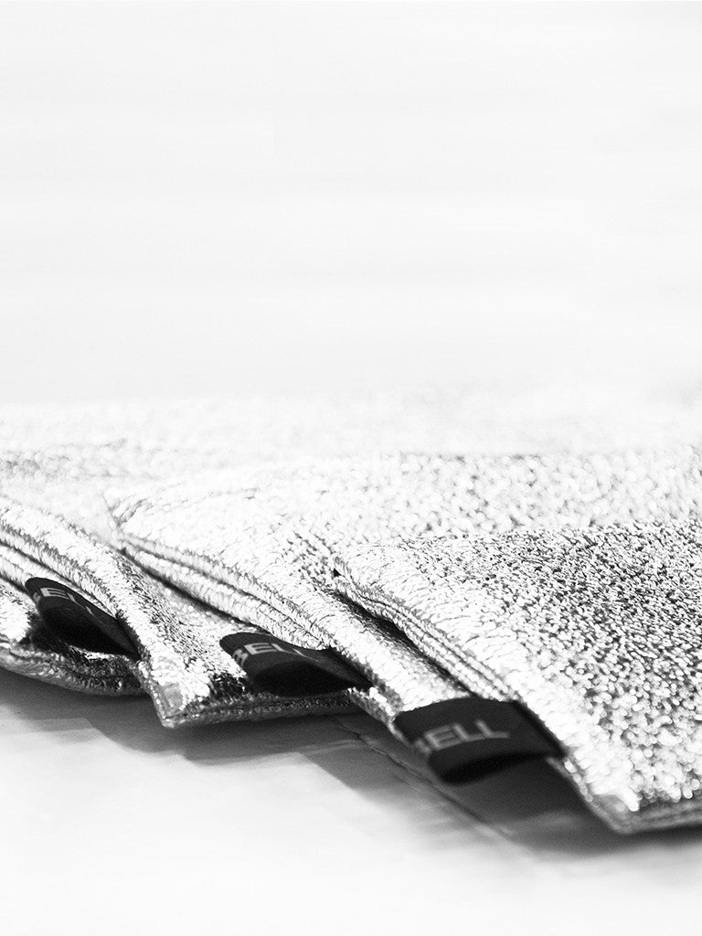Pochette – Zip Bag Silver