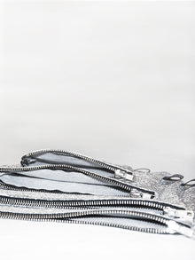 Pochette – Zip Bag Silver